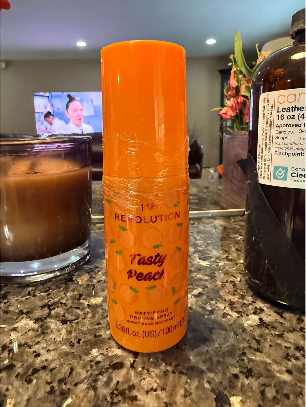 Revolution Tasty Peach Mattifying Priming Spray 3.38 fl oz / 100 ml